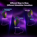 Tapping & Vibrating Male Masturbator with 9 Vibration and 9 Tapping Modes