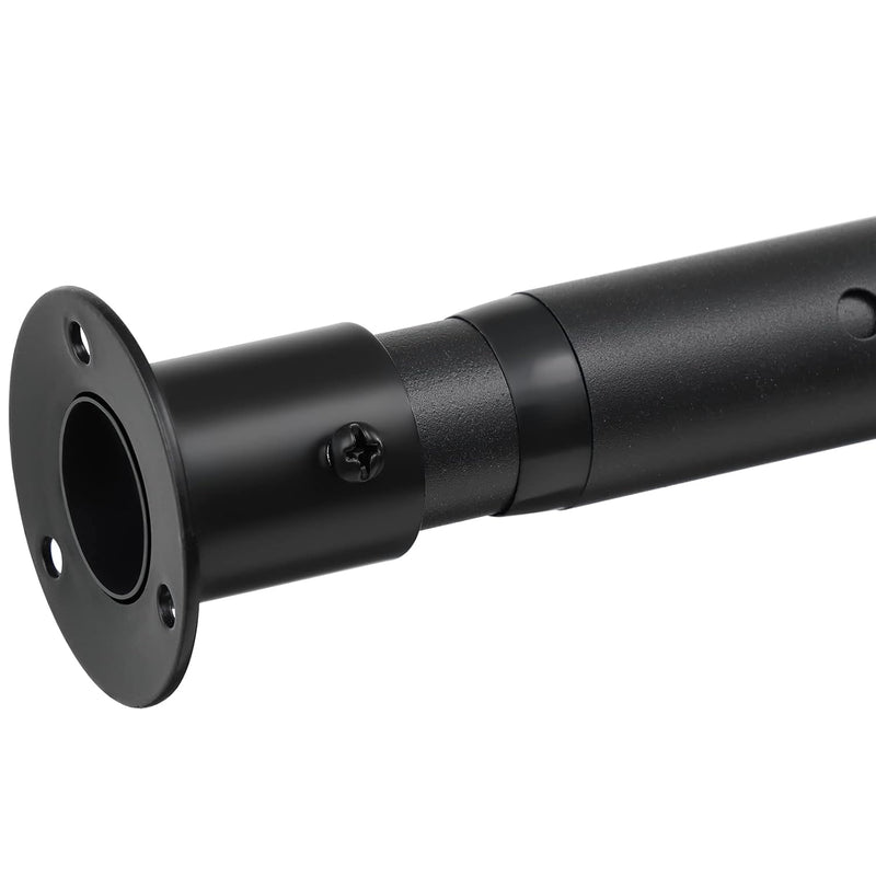 Closet Rods For Hanging Clothes, Heavy Duty Closet Rod 17-27 Inch Adjustable Clo