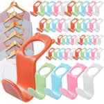 Clothes Hanger Connector Hooks 50Pcs Space Saving Hanger Extender Hooks Closet O