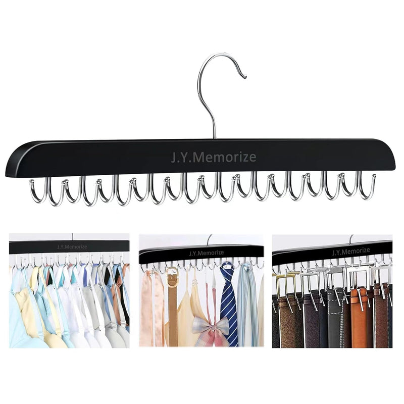20 Hooks Hangers Space Saving, Univerasl Belt Hanger, Bra Hanger For Closet, Lar
