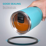 20 oz Tumbler Lid, Replacement Lids Compatible for YETI 20 oz Tumbler, 10/24 oz Mug and 10 oz Lowball, 2 Pack Travel Spill Proof Cup Lids Covers with Magnetic Slider Switch, BPA Free