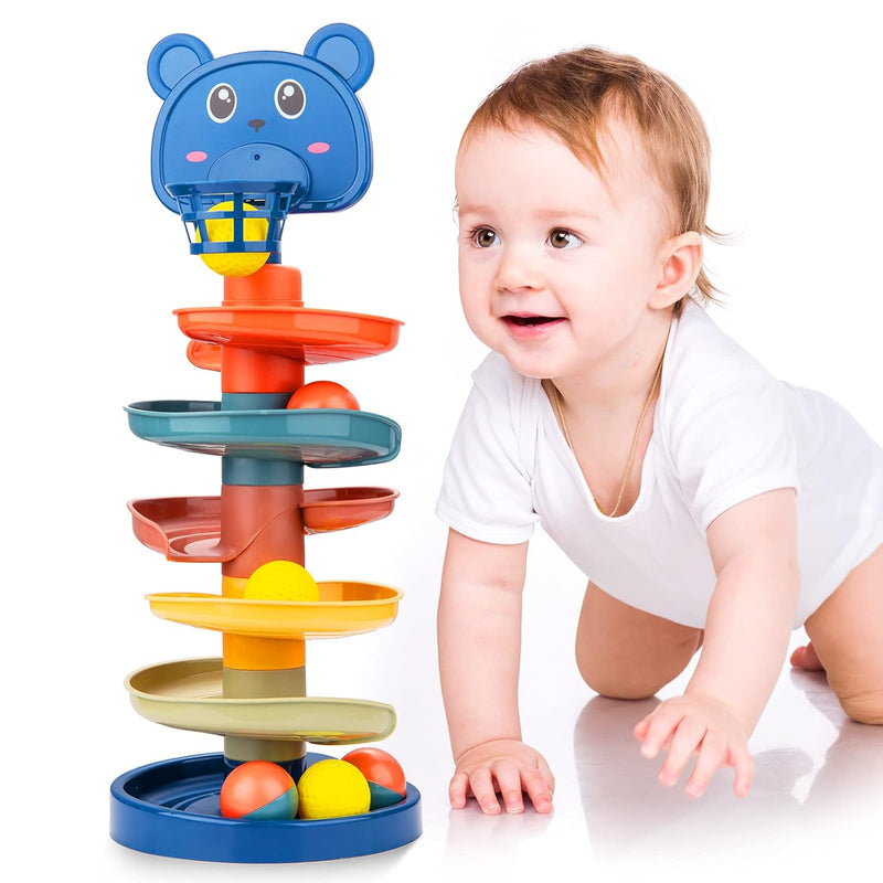Ball Tower For Toddlers, Ball Drop And Roll Tower, Educational Development