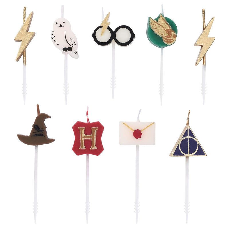 Birthday Candles, Harry Potter Cake Topper (9-Count)
