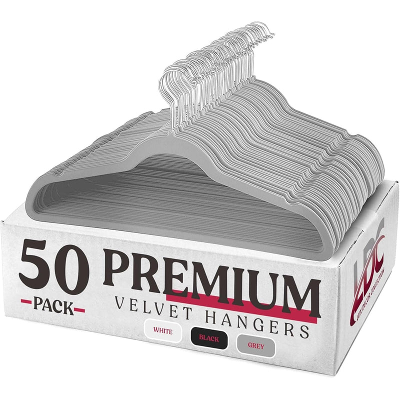 Velvet Hanger, Non-Slip Suit Clothes Hangers | Premium Grey Clothes Hangers Non-