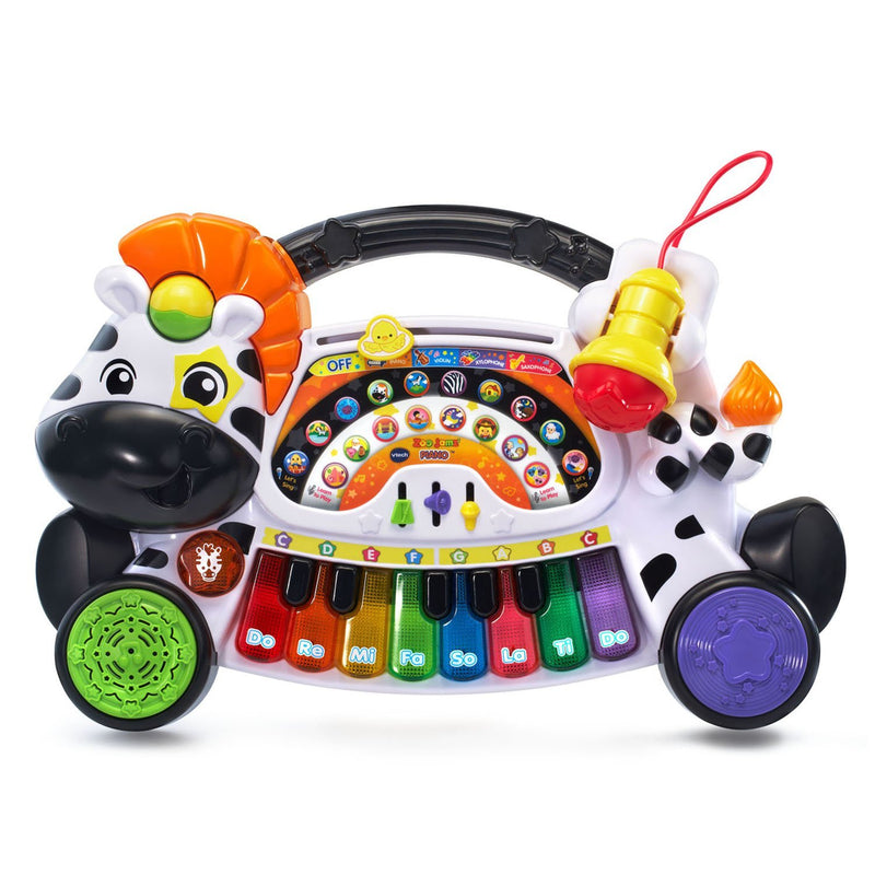 VTech Zoo Jamz Piano, for kids (18 months-4 years), White (Frustration Free