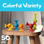 Suction Building Toy Set for Kids Ages 3+ Sensory Learning Activity