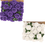 Artificial Rose Flowers, Real Touch For Diy, Bouquets, Wedding Party, Baby Sho