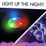 Light Up Anal Plug - Medium Grey