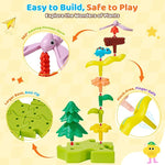 99-Piece Flower Garden Building Toy Set for Kids Ages 3+