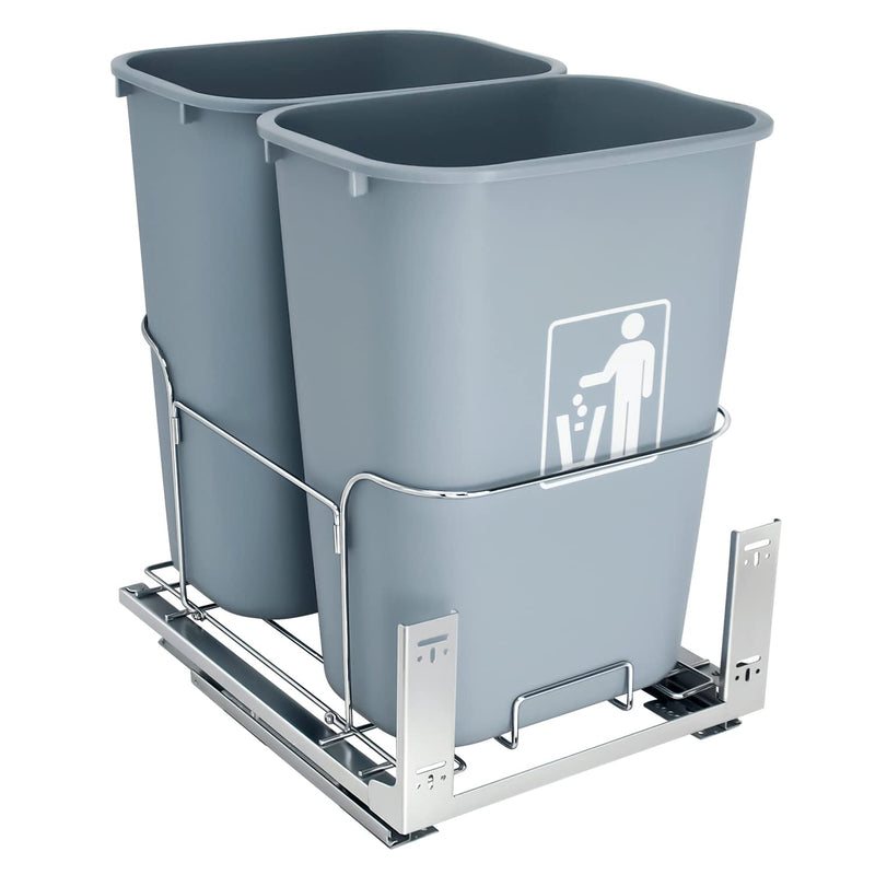 Under Counter Waste Bin Kicthen,Sliding Pull Out Waste Bin,Recycling Cupboard Ca