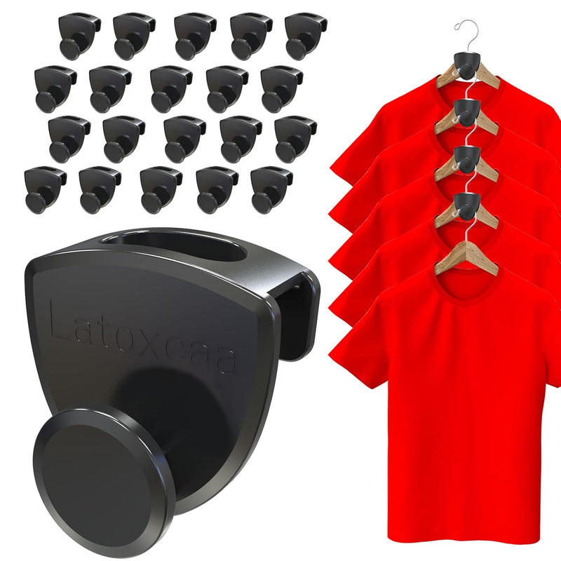 Space Saver For Hangers, 20Pcs Premium Closet Space Savers Clothes Hanger Connec