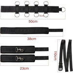 Bondaged Restraints Sex Spreaders Queen Bed Set For Women Submissive Kit Tied Up Adult Sex Playing Bed And Handcuffs Tools Neck Collar To Wrist Sex Restraining For Women Behind Back Set Sweater R2