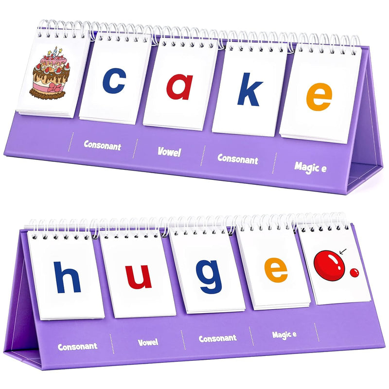 Magic E Word Games,Phonics Games Flash Card for Preschool Kindergarten Clas