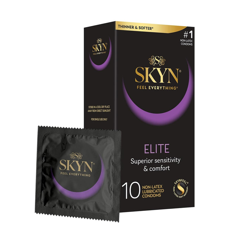 Elite, 10 Count, Ultra-Thin, Lubricated Latex-Free Condoms?