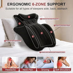 27° Memory Foam Wedge Pillow with Ergonomic Body Support & Washable Cover