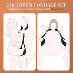 BDSM Bondage Sex Swing & Thigh Sling – Adjustable Straps, Plush Support, 400lbs