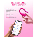 Lush Mini Discreet G Spot Vibrator, Mini Powerful Remote Control Couples Sex Toys For Her 10,000+ Vibrations Modes Wearable Egg Vibrators For Beginner Waterproof Quiet Portable For Travel