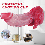 3" Diameter Extra Huge Large Thick Monster Dildo For Men Women, 8.8" Soft Silicone Realistic Curved Wide Fantasy Dildo With Strong Suction Cup, Anal G-Spot Clitoral & Vaginal Sex Toy For Advanced