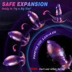 Inflatable Butt Plug Large Anal Toys, Huge Anal Plug Silicone Prostate Toy With Safe T-Shape Base, Expanding Anal Dildo Dialator Strechers Gay Sex Toys, Xl Buttplug Fantasy Adult Toys For Men Women