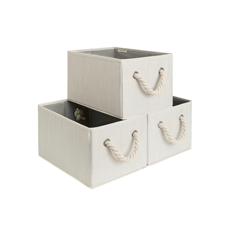 Storage Baskets For Organizing, Foldable Storage Baskets For Shelves, Fabric Sto