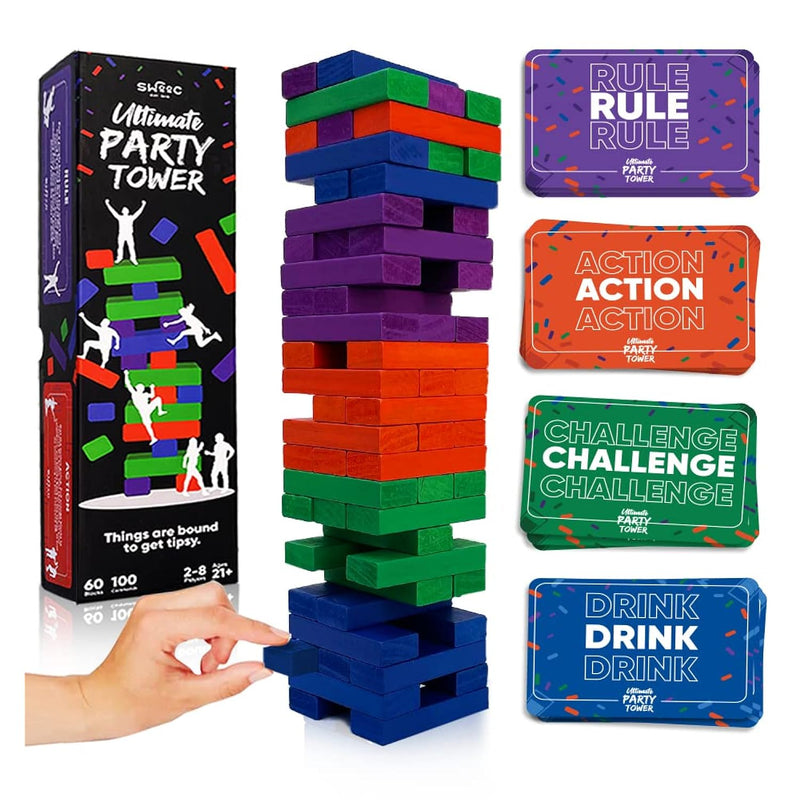SWOOC - Ultimate Party Tower - 100 Original Commands, 60 Blocks & 1000's of