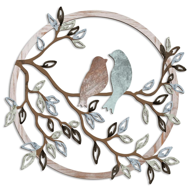 Metal Wall Art Bird On Tree Branch Bird Wall Silhouette Bird Wall Art Decor Fo