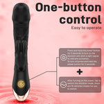 Realistic G Spot Dildo Vibrator,Sex Toys Clitoris G Spot Anal Stimulator With 10 Powerful Vibration Mode, Adult Toys Waterproof Powerful Vibrator For Couples (Black Realistic)