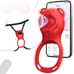 Couple Sex Toys Rose App Remote Control Wearable Sucking Vibrator, Clit Sucker Women Sex Toy For Men, Hands Free Panty Clitoris Vibrator Vibrating Cock Ring, Bdsm Female Sex Novelties Adult Toy
