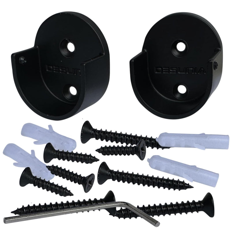 Closet Rod Support Flanges With Screw On Attachment |