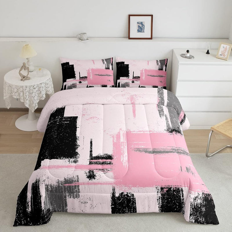 Abstract Comforter Modern Abstract Art Comforter Set For Boys Girls Children P