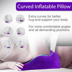 Curved Inflatable Sex Pillow – Velvet Position Cushion for Enhanced Intimacy