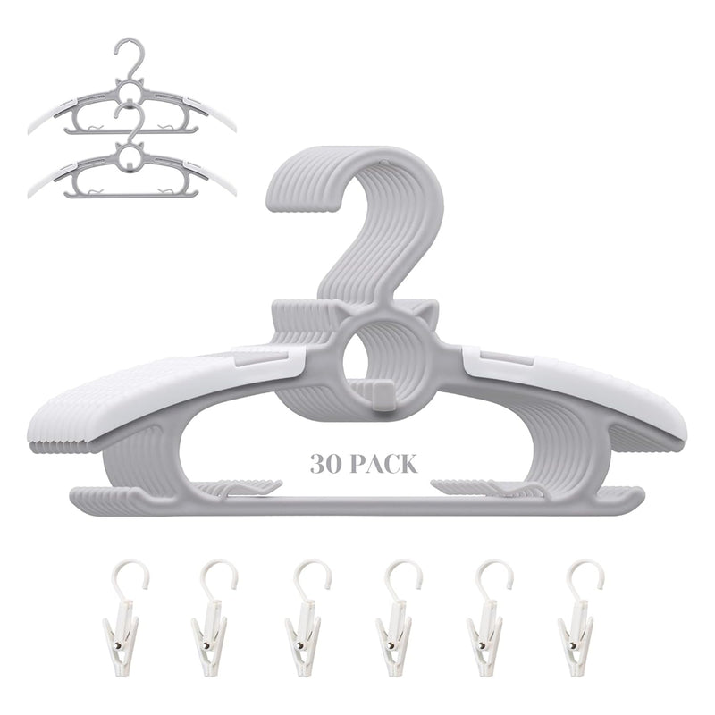 Baby Nursery Closet Hangers, Ultra Thin Non-Slip And Extendable Laundry Infant P