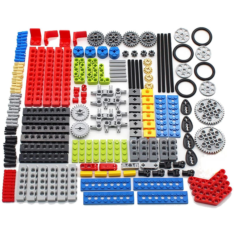 182Pcs Gear And Axle Set For Technic Parts Compatible With Major Brand Tech