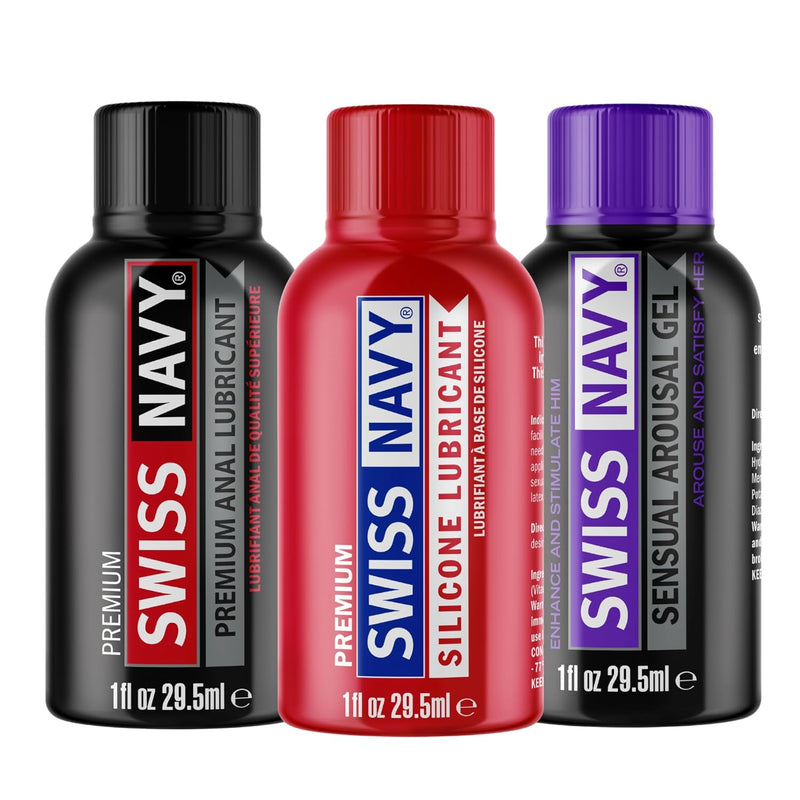 Ultimate Intimacy Trio ~ Silicone, Anal & Sensual Arousal 1Oz