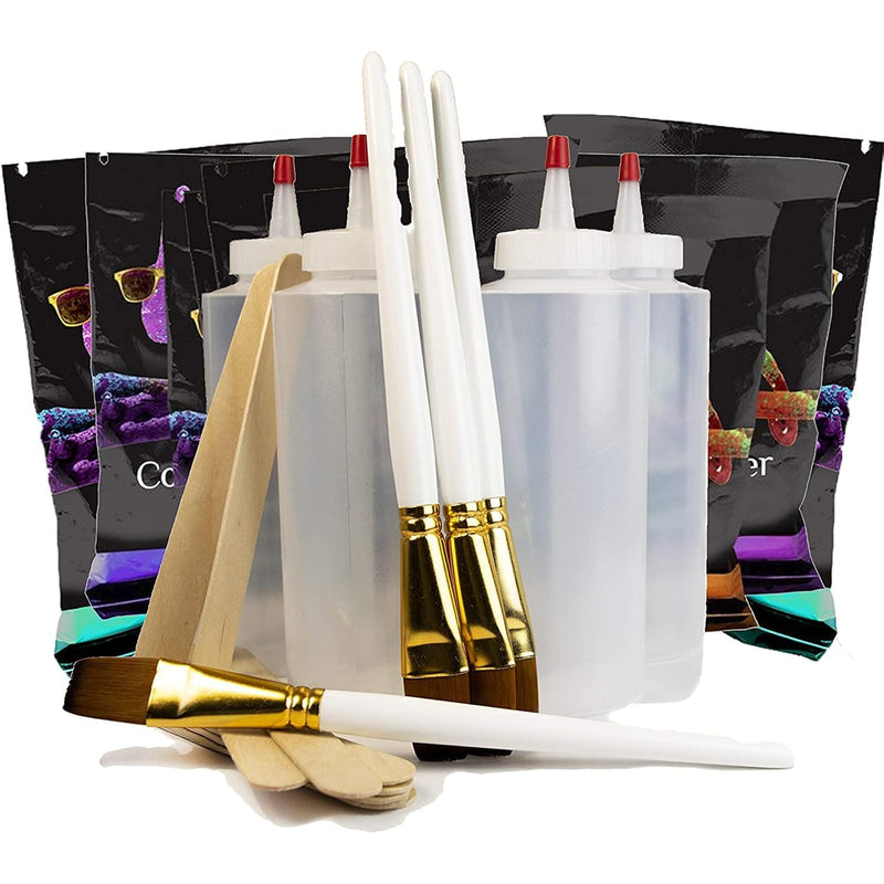 Vibrant Outdoor Chalk Paint Kit for Events - 10 Colorful Shades