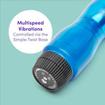 Blue Double Lover Double Penetration Vibrator - Pvc - Multispeed Vibrations