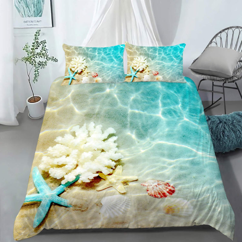 Ocean Themed Duvet Cover Set, Beach Theme Kids' Bedding Sets & Collections Twi