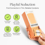 Dotted Latex Condoms For Comfort & Enhanced Sensitivity - Silky Smooth Dotted Condom For Her Pleasure - Electronically Tested, Vegan, Hypoallergenic Textured Condom For Men, 12 Pack