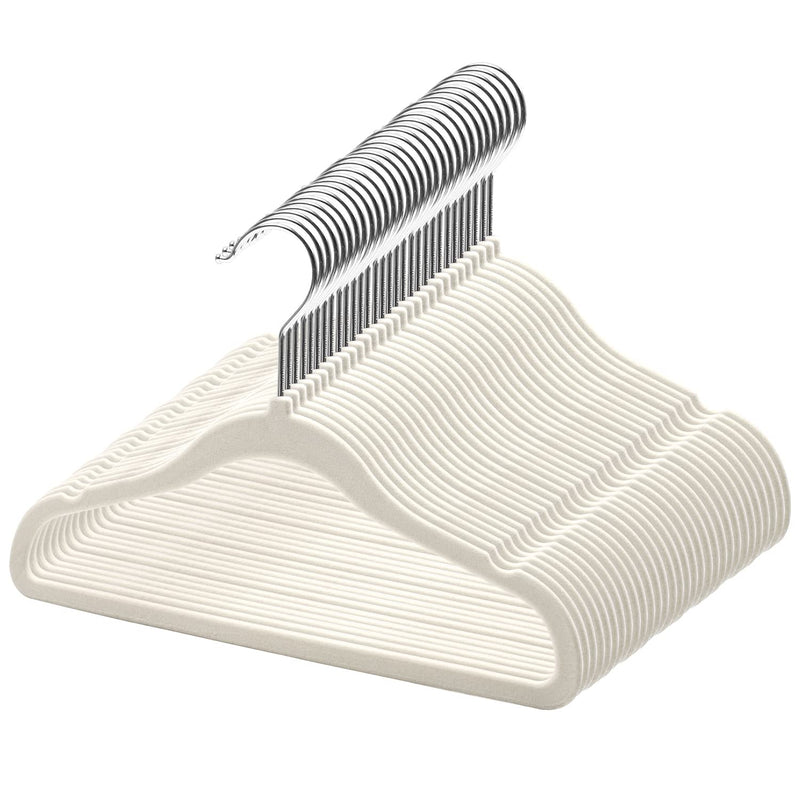 Kids Velvet Hangers,30 Pack Baby Hangers For Closet Non Slip Velvet Clothes Hang