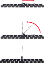 2 PCS Belts Rack, Storage Organizer, Hanger, Holder - Closet tie Racks Hangers Sturdy for Men Women, Black