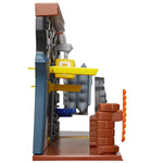 Nintendo Dungeon Deluxe Play Set, Includes: 2.5” Fire Mario Figure & 7 Interactive Environmentpiece Moving Platforms & Thwomp, Spinning Fire Balls, Hidden Coin, Swing, & Door