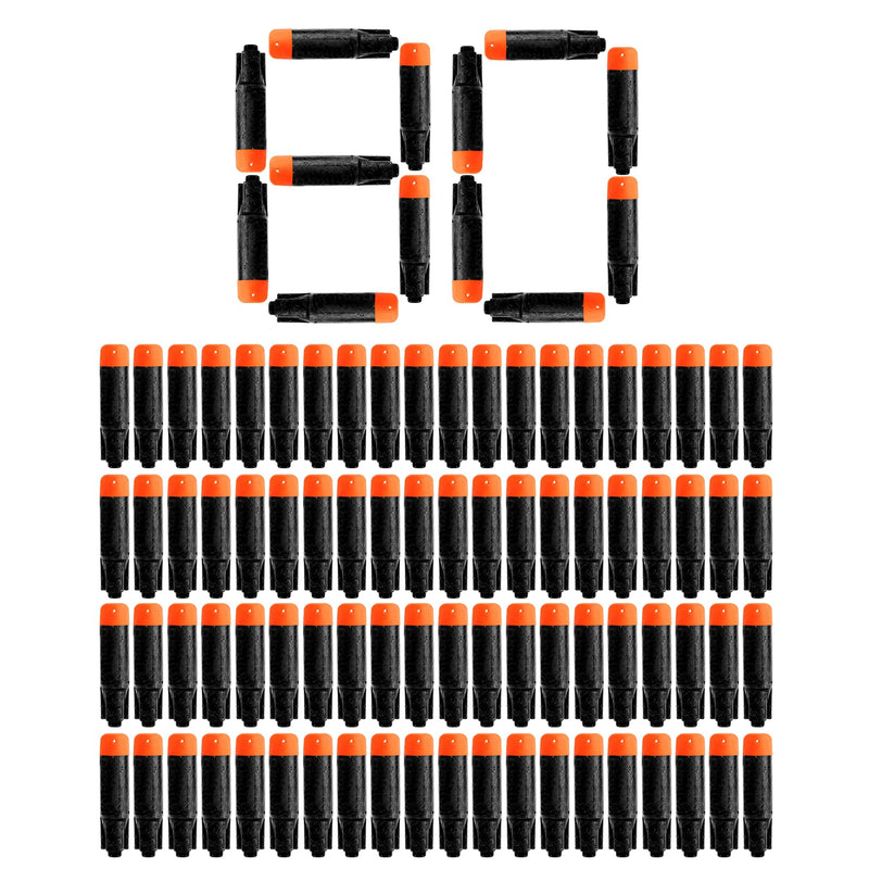 80 Dart Refill Pack For Nerf Ultra Blasters, Black
