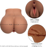 Stroke It™ BBL Booty Life-Size Male Sex Toy Doll - Brown