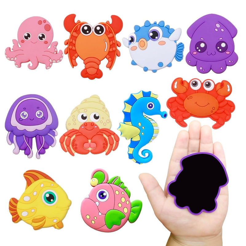 Fridge Magnet For Toddlers, Rubber Cute Animal Magnets For Baby,Refrigerator M