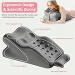 30° Memory Foam Sex Wedge Pillow with Removable Headrest