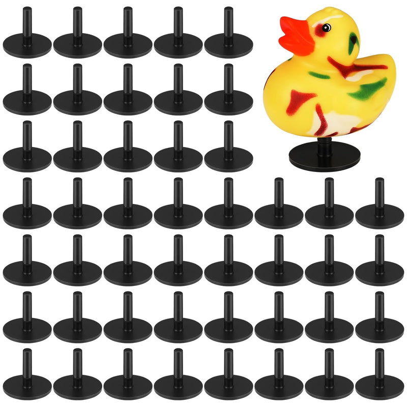 50 Pcs Duck Holder Rubber Duck Plug For Dashboard And Fixed Monitor Contain