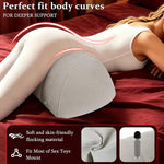 Inflatable BDSM Positioning Pillow with Toy Mount, Bondage Cuffs & Accessories