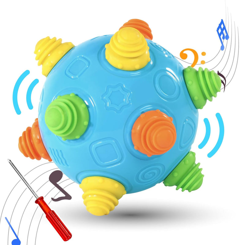 Bumble Ball For Babies,Crawling Sensory Toys For Toddlers,Baby Music Shake