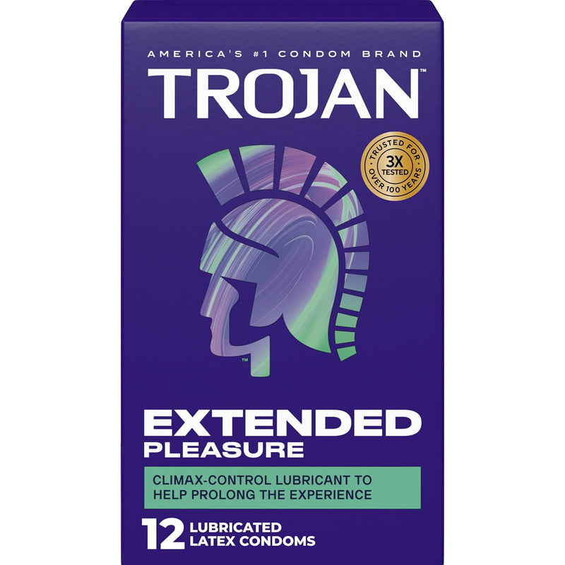 Extended Pleasure Condoms, Condoms, 12 Count