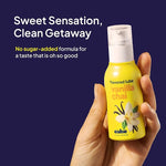 Vanilla Chai Flavored Water-Based Lube - No Aftertaste, Vegan, Sugar-Free, 1.7 fl oz